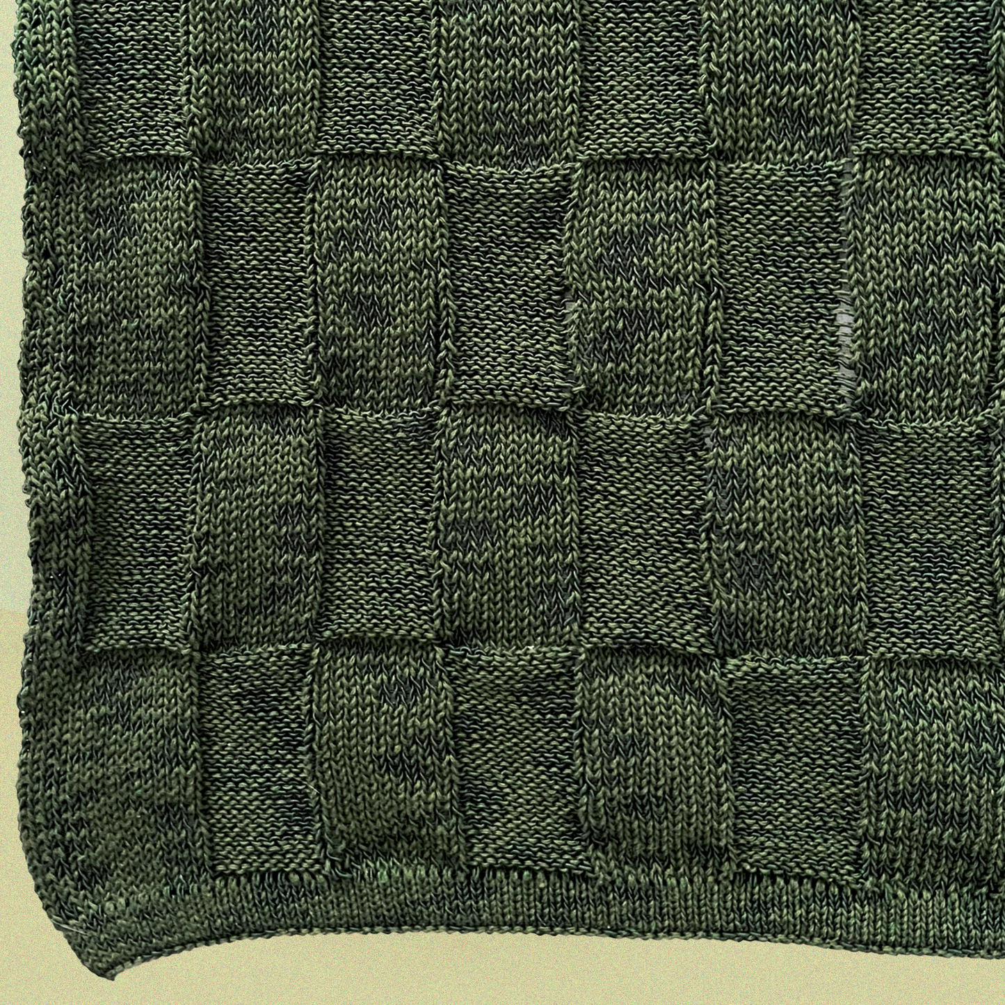 El Yapımı Haki Örgü Bandana