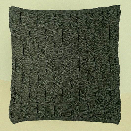 El Yapımı Haki Örgü Bandana