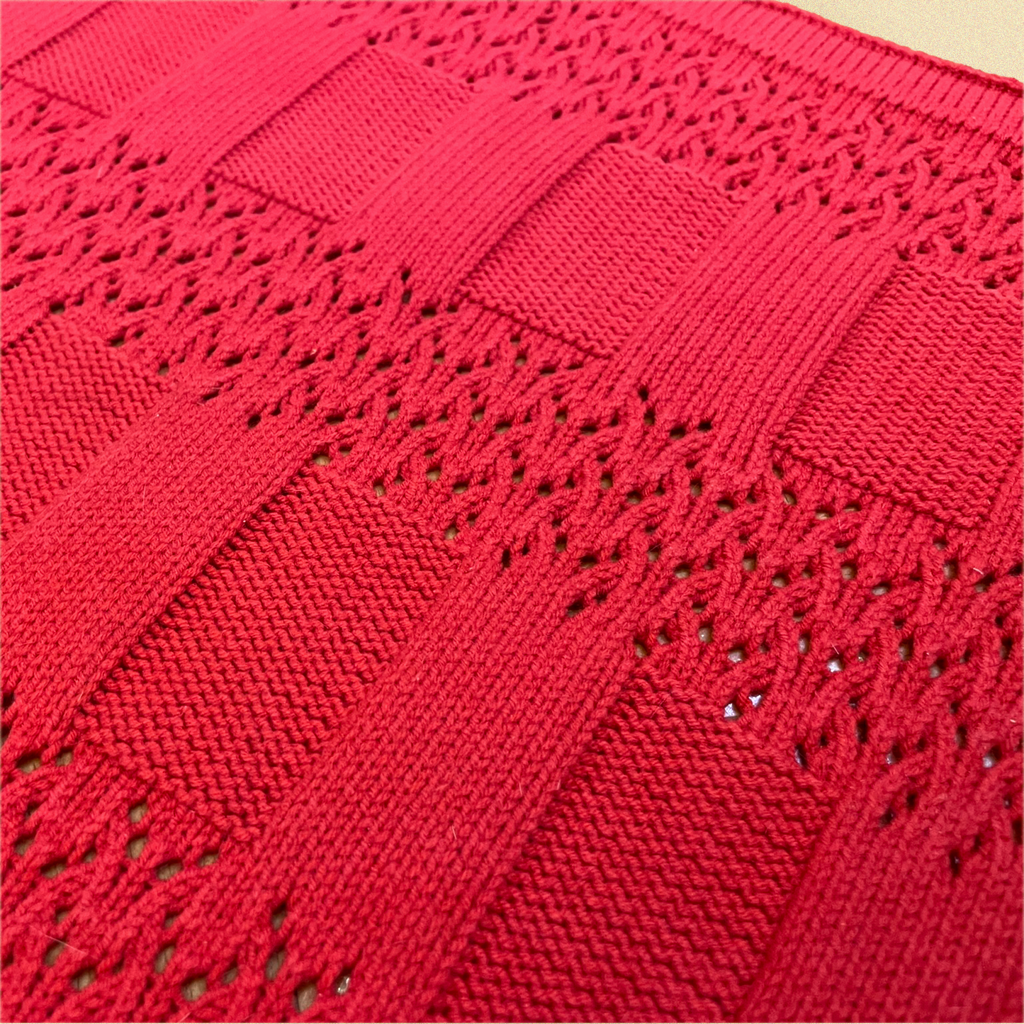 El Yapımı Ajurlu Örgü Bandana | Baharlık