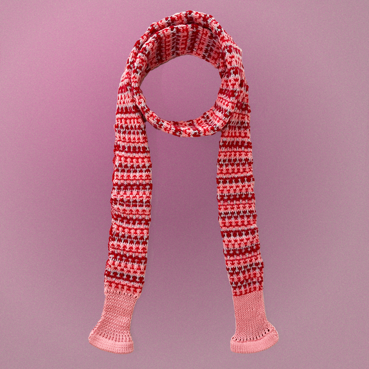 El Yapımı Çift Taraflı İnce Uzun Atkı