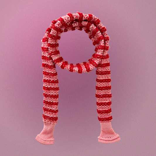 El Yapımı Çift Taraflı İnce Uzun Atkı