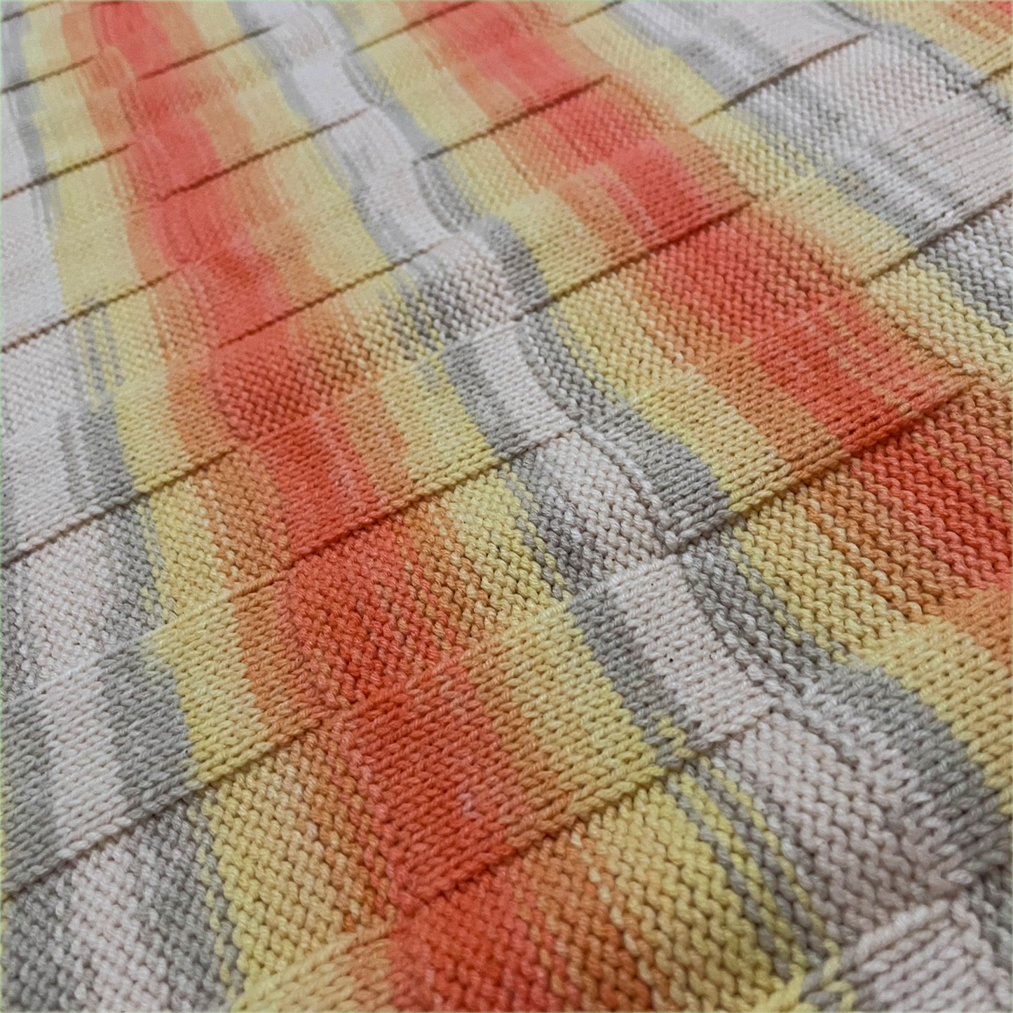 El Yapımı Batik Desenli Örgü Bandana | Baharlık