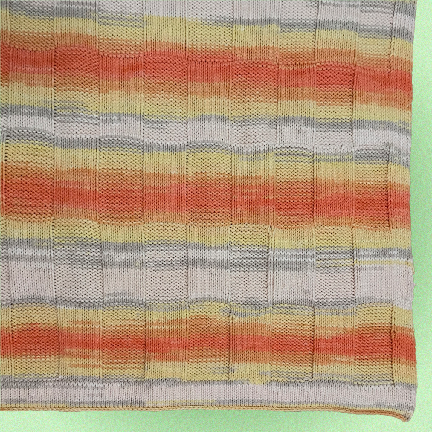 El Yapımı Batik Desenli Örgü Bandana | Baharlık