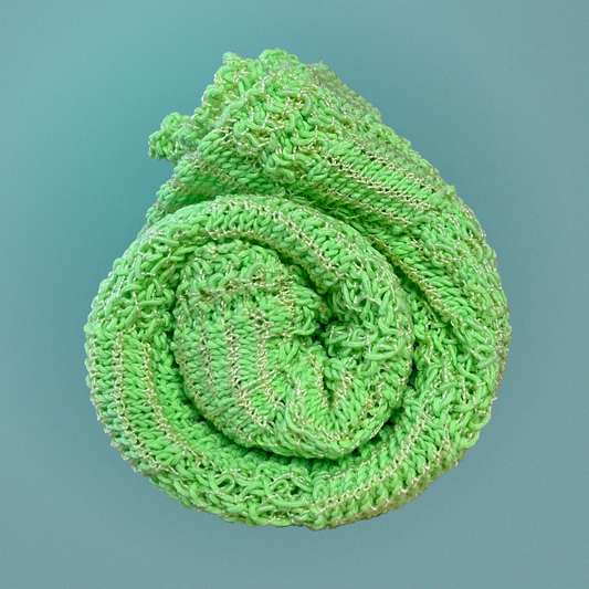 El Yapımı Örgü Oyunlu Triko Bandana